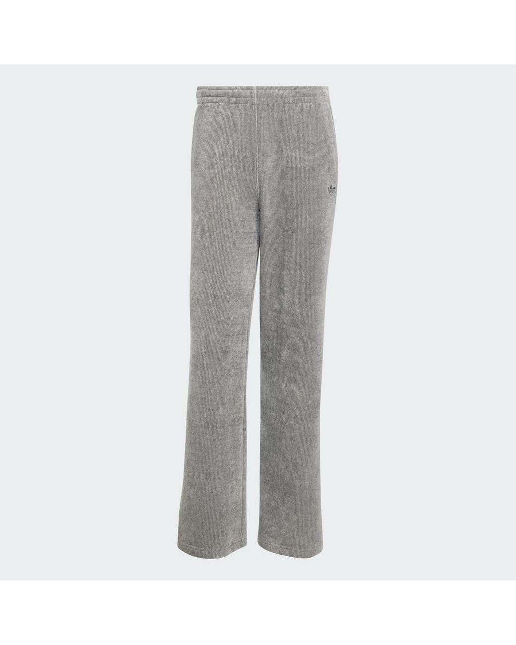 Adidas Gray Prem Ess Chenille Fl Wl Pants