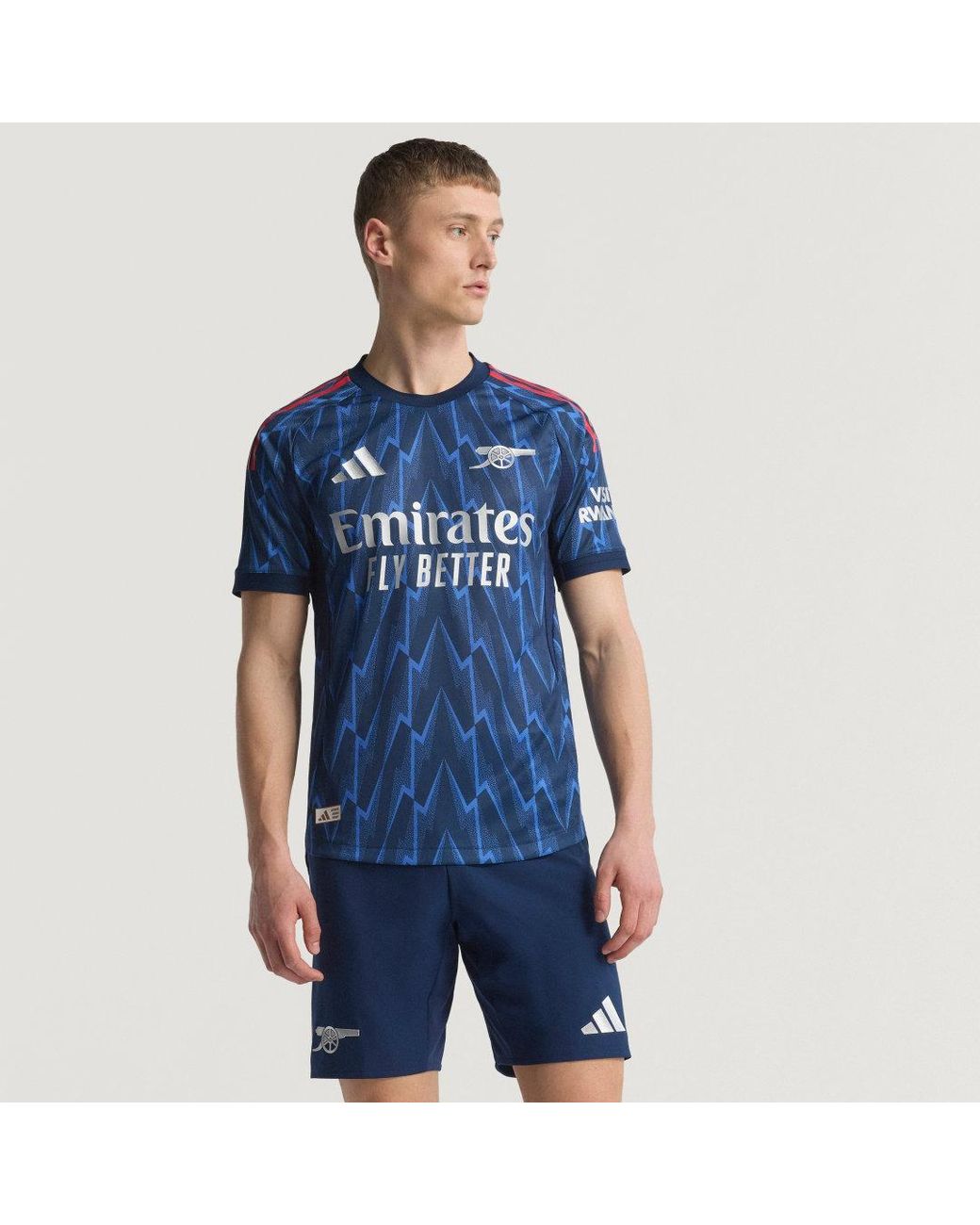 Adidas Blue Arsenal 25/26 Away Authentic Jersey for men