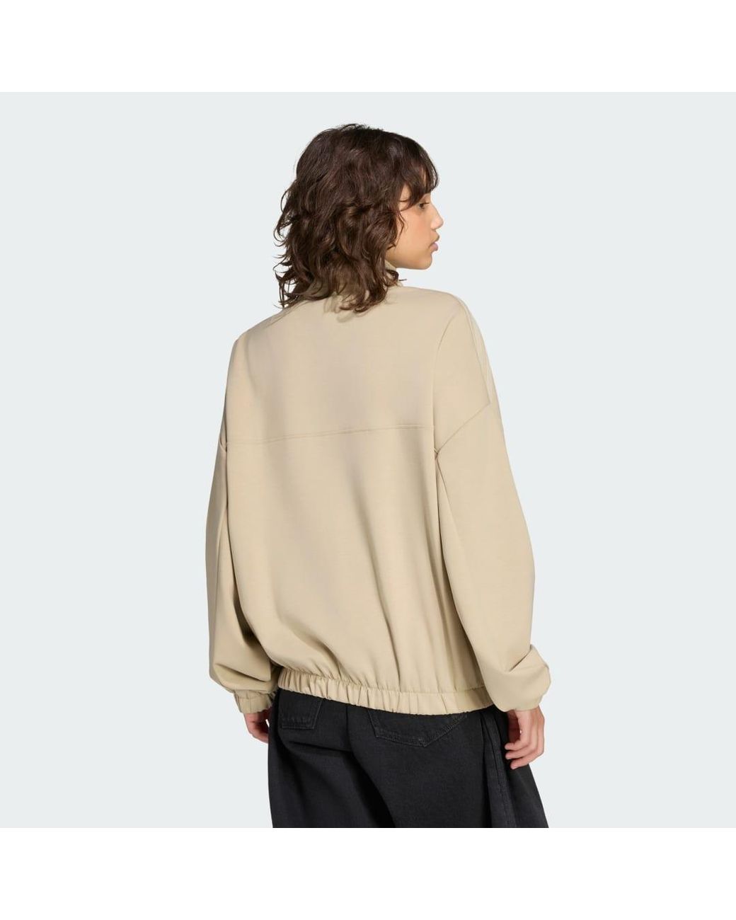 Adidas Natural Full Zip Sweatshirt