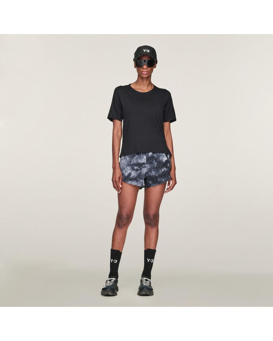 Adidas Black Y-3 Running Long-Sleeve Top