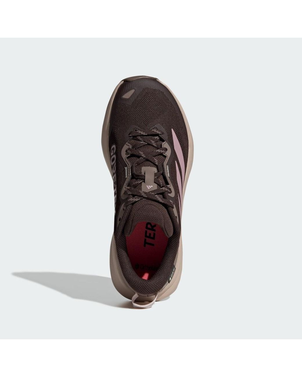 Adidas Brown Terrex Tracefinder Plus Gore-Tex Trail Running Shoes