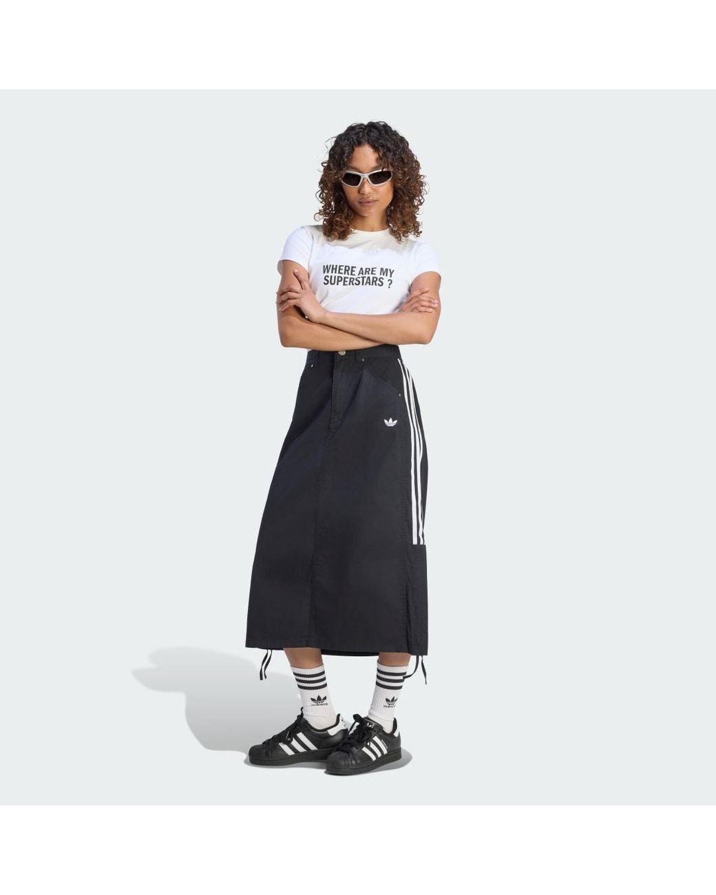 Adidas White Where Are My Superstars Wmns Tee