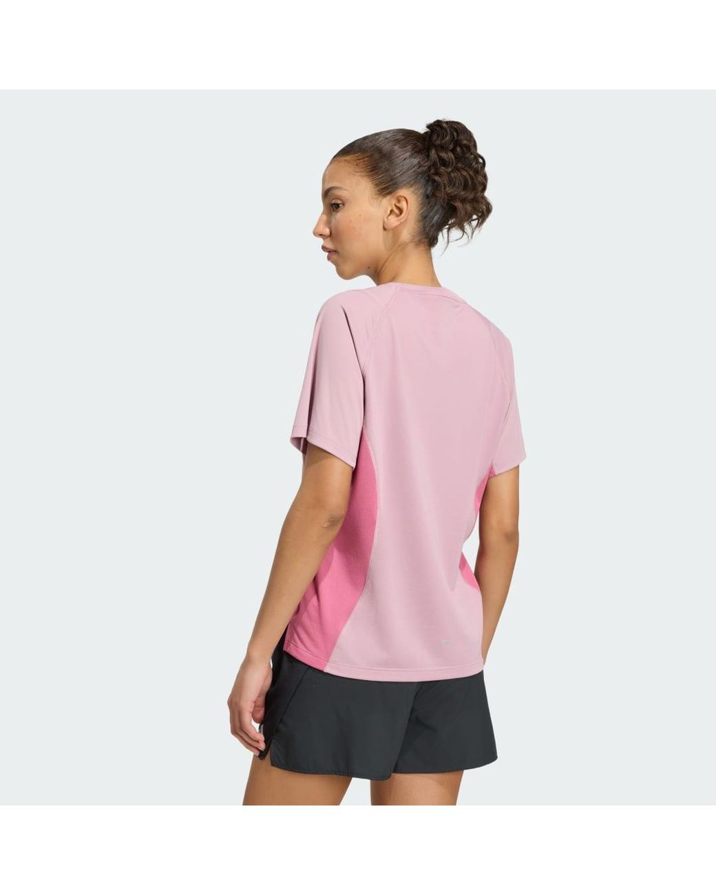 Adidas Red Adi365Breeze Running T-Shirt