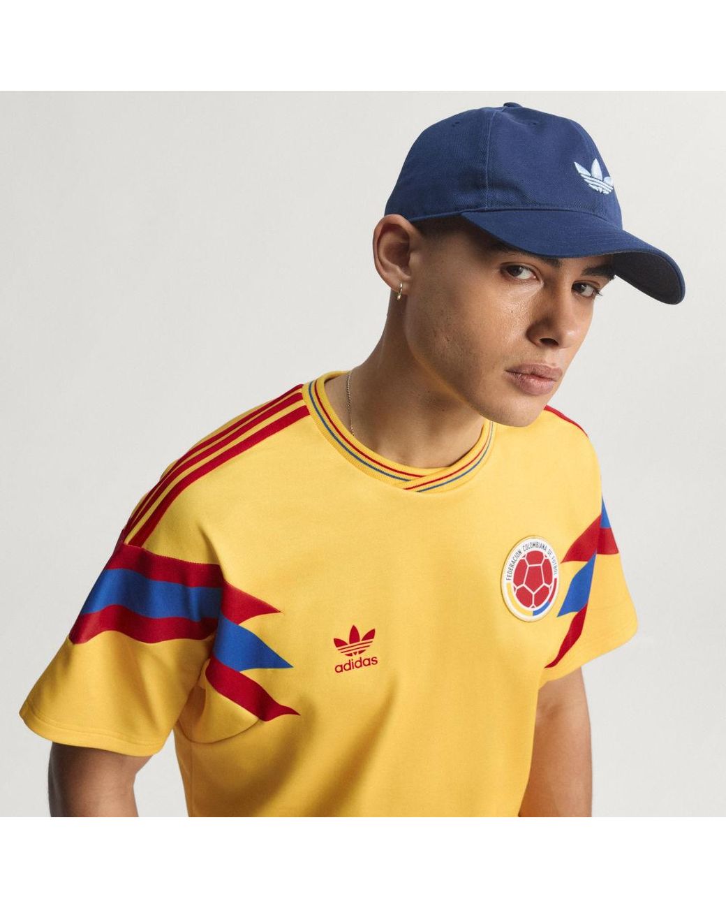 Adidas Yellow Colombia Away Jersey 1990 for men
