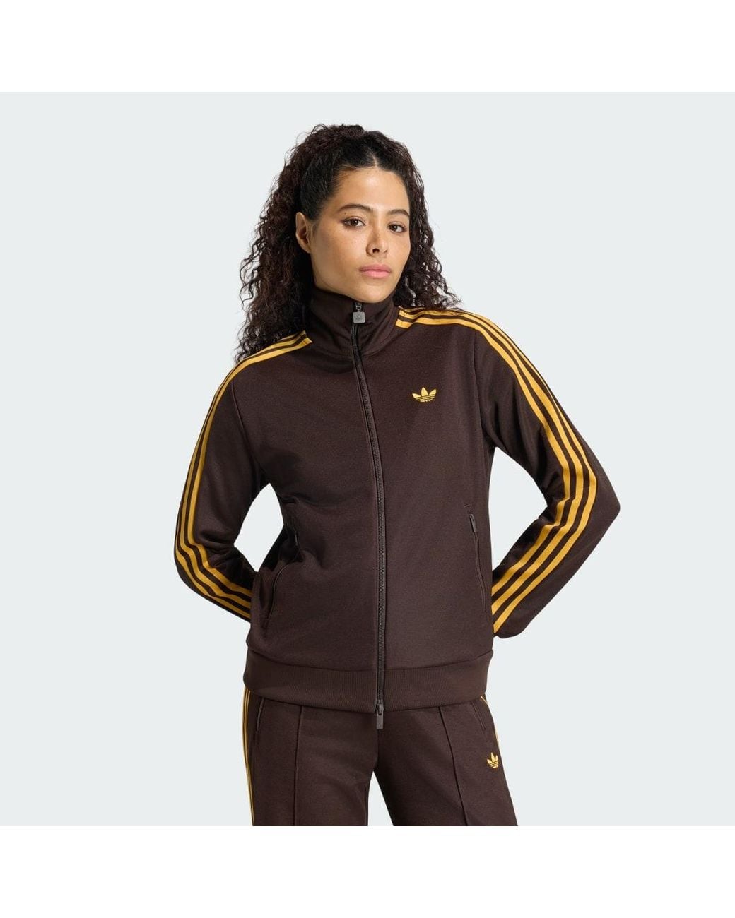 Adidas Brown Classic Track Top