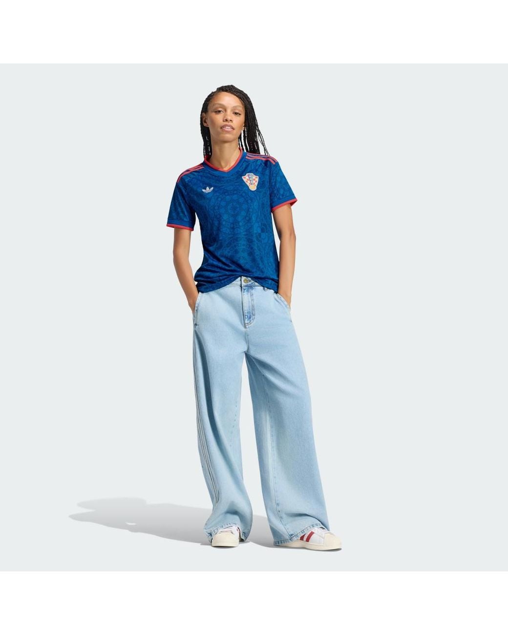 Adidas Blue Croatia 26 Away Jersey