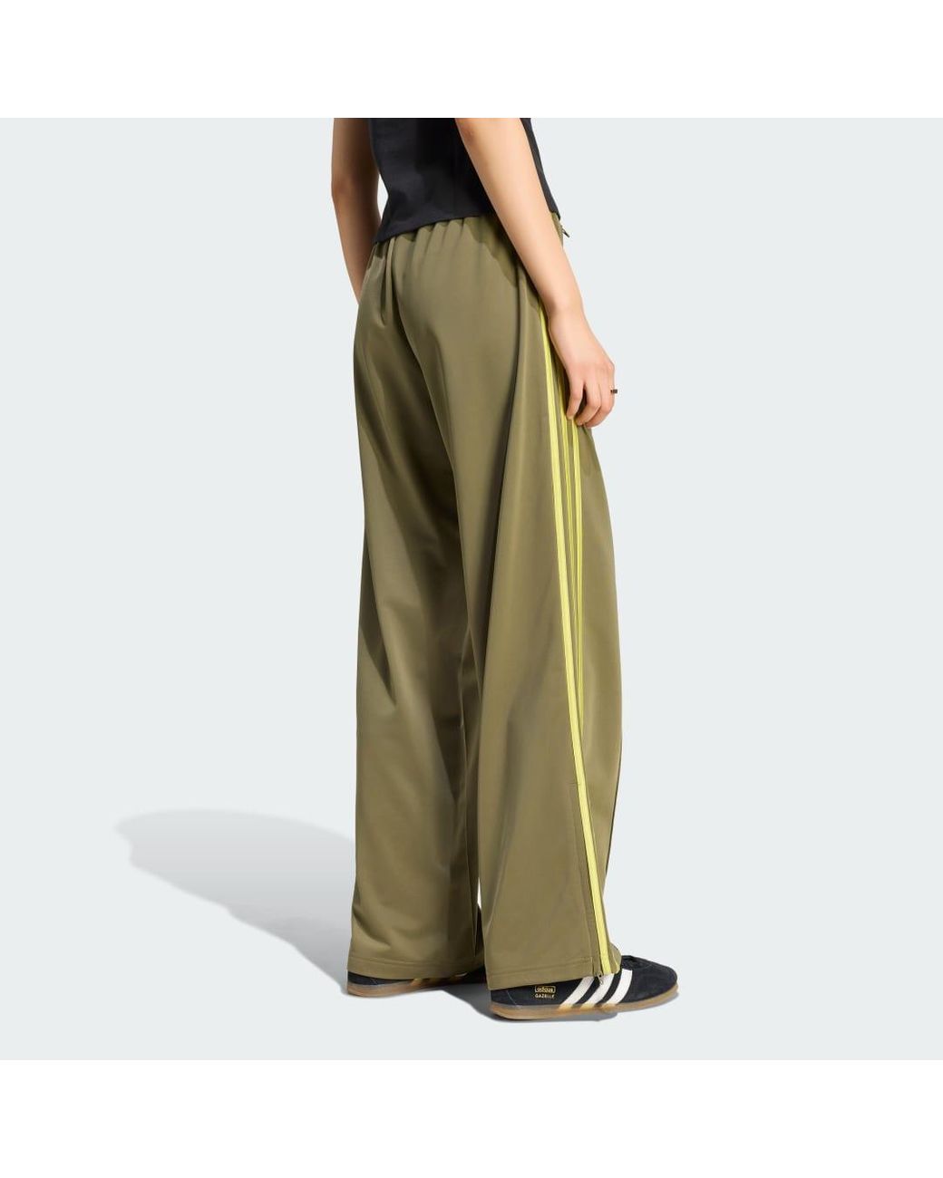 Adidas Green Firebird Loose Track Tracksuit Bottoms
