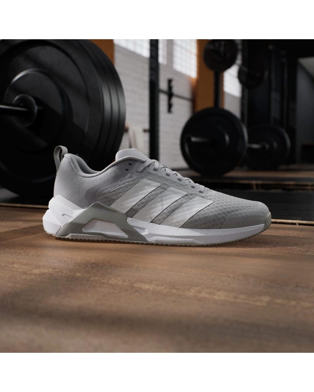 Adidas White Dropset Control Training Shoes for men