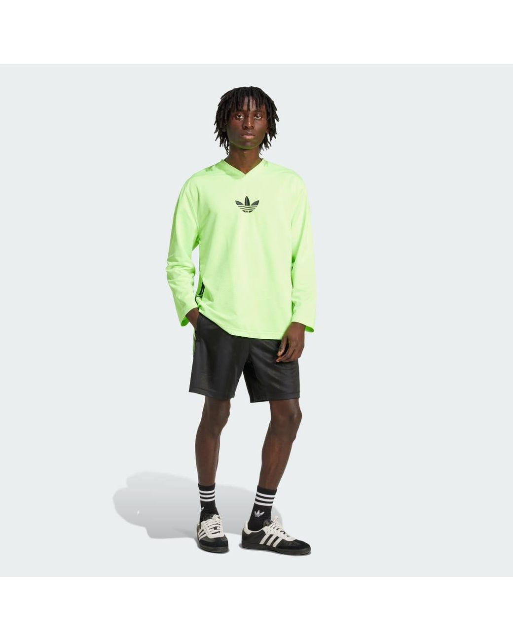 Adidas Black Adicolor Jacquard Shorts for men