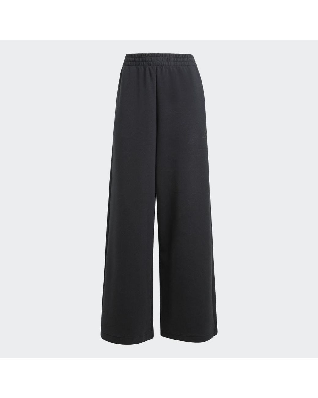 Adidas Black Soft Lux Straight Leg Tracksuit Bottoms