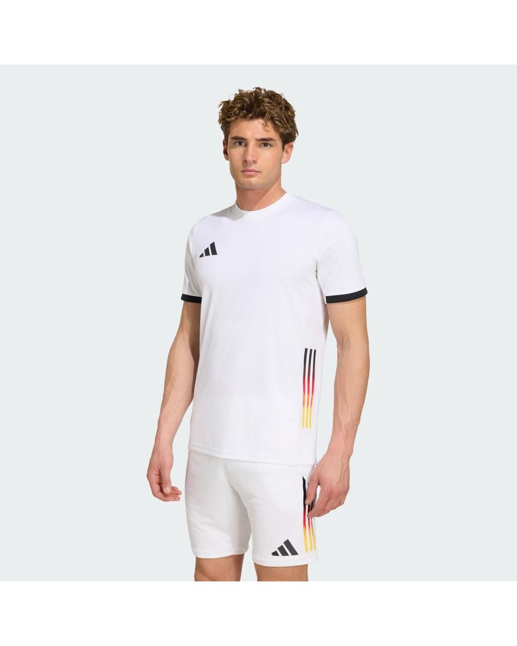 Adidas White Germany Hockey Home Jersey for men