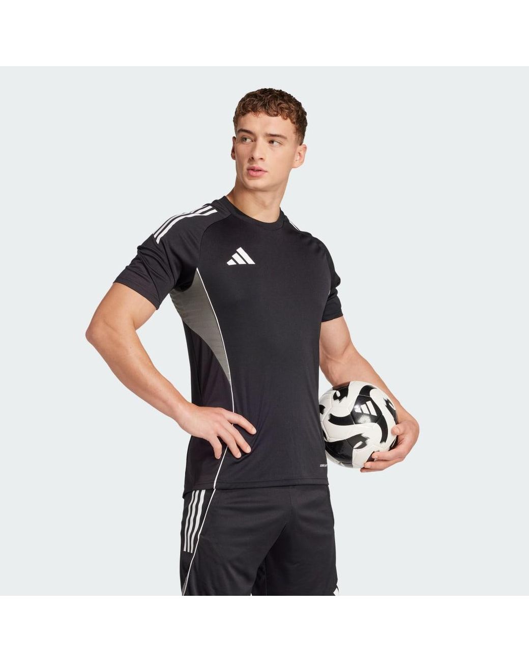 Adidas Black Tiro 25 Competition Training Jersey for men