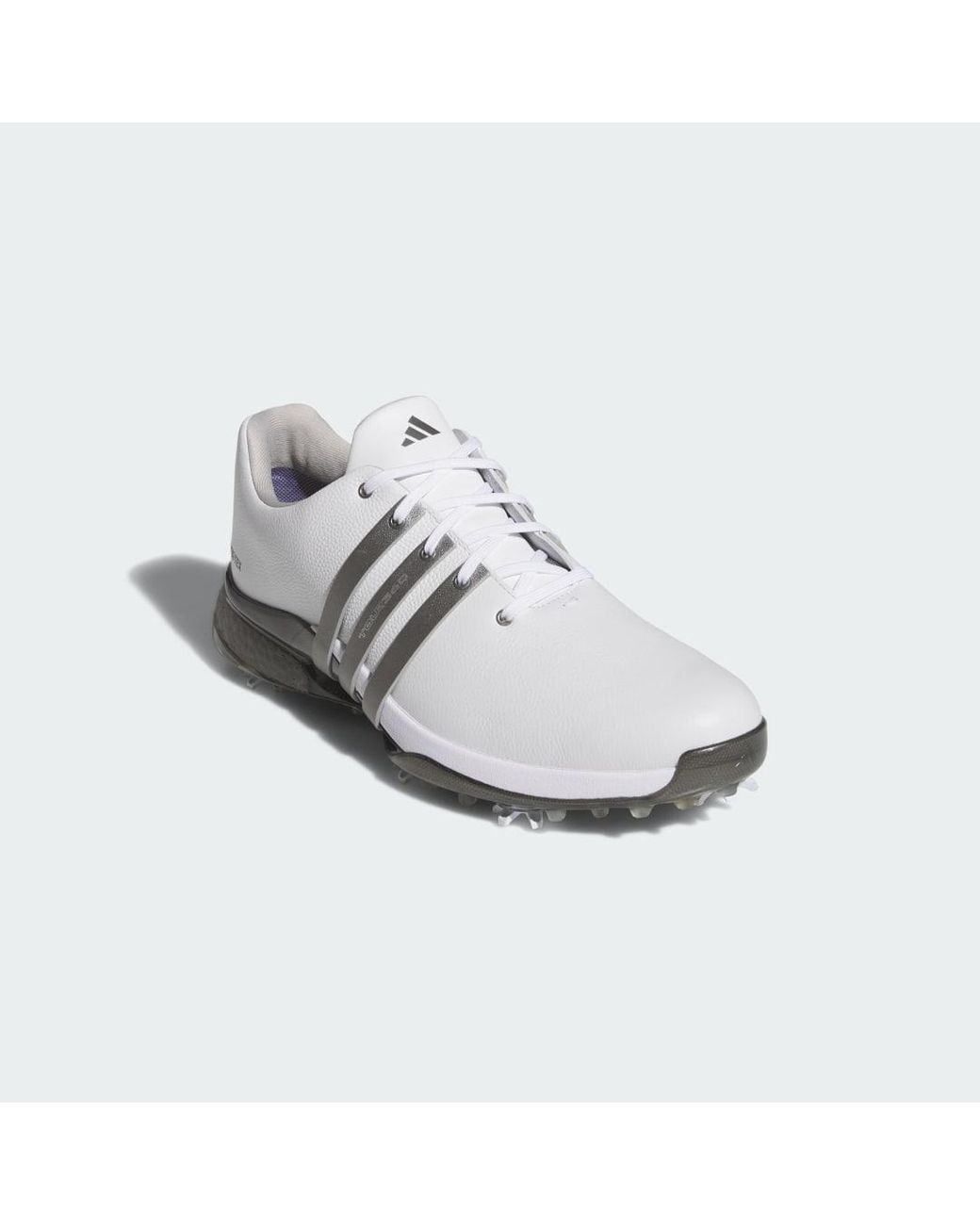 Adidas White Tour360 Gore-Tex Golf Shoes for men