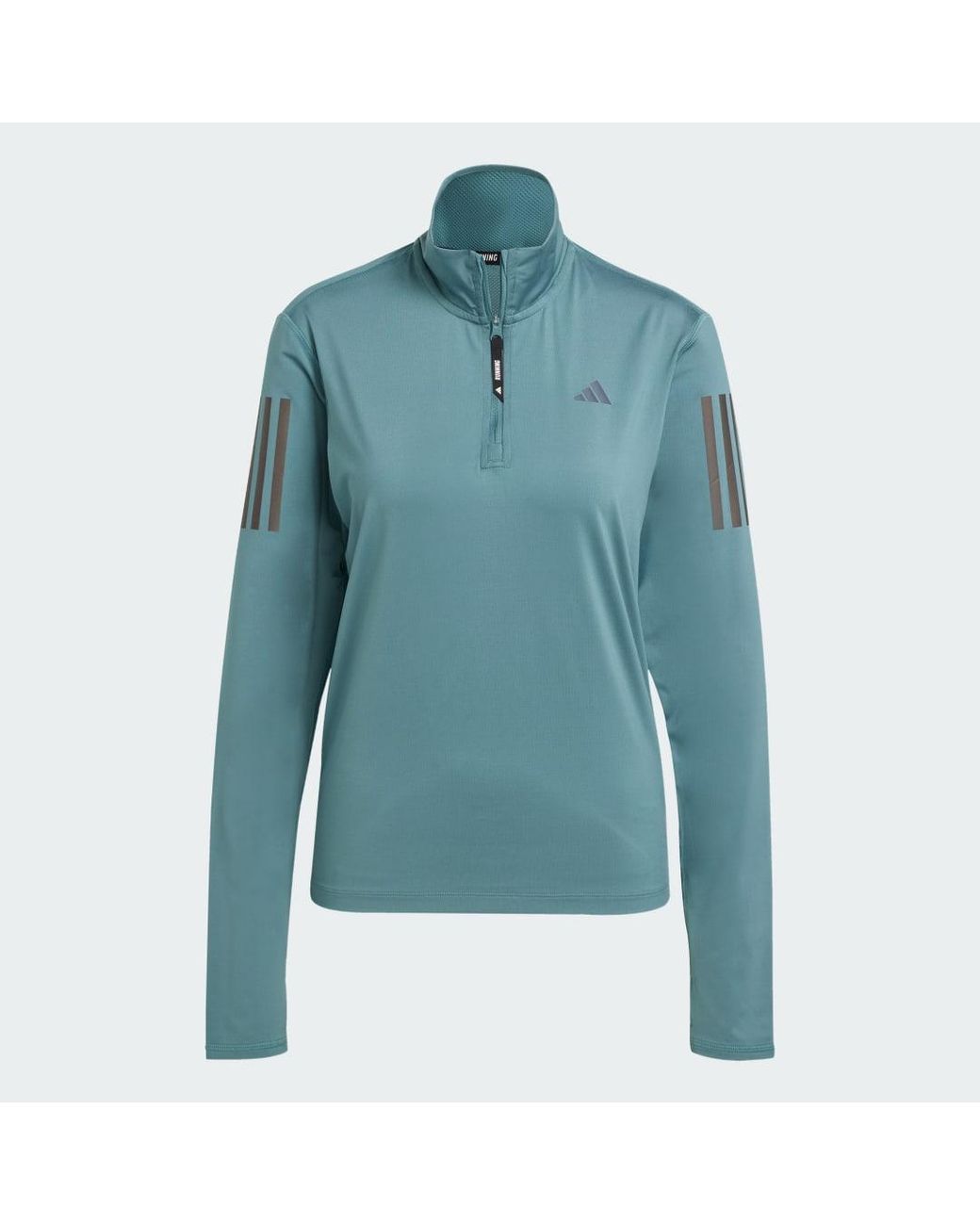 Adidas Originals Blue Own The Run Half-Zip Jacket