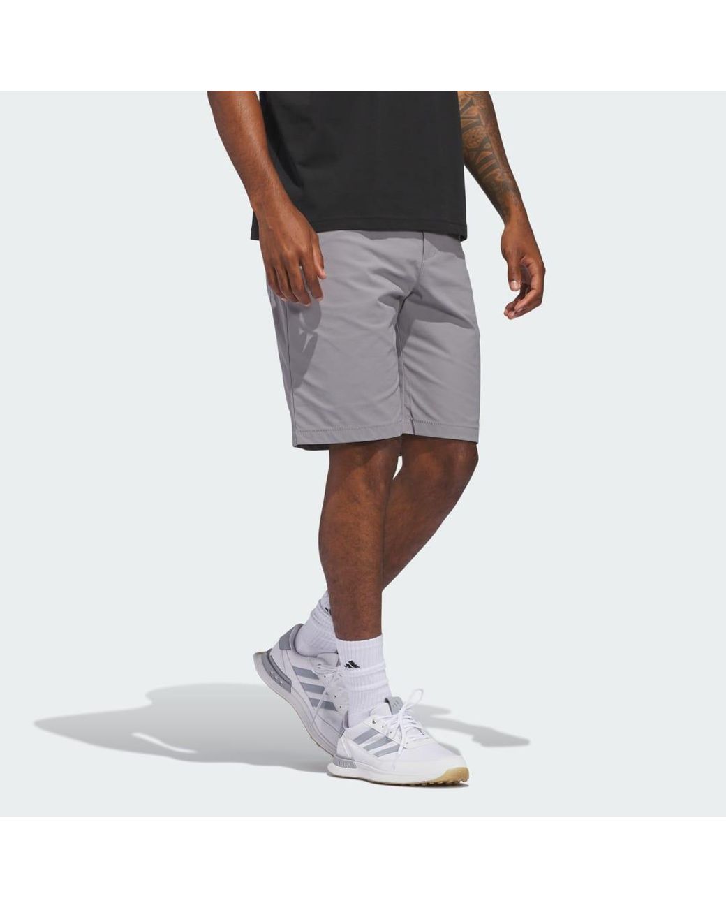 Adidas Gray Ultimate365 5-Pocket Golf Shorts for men