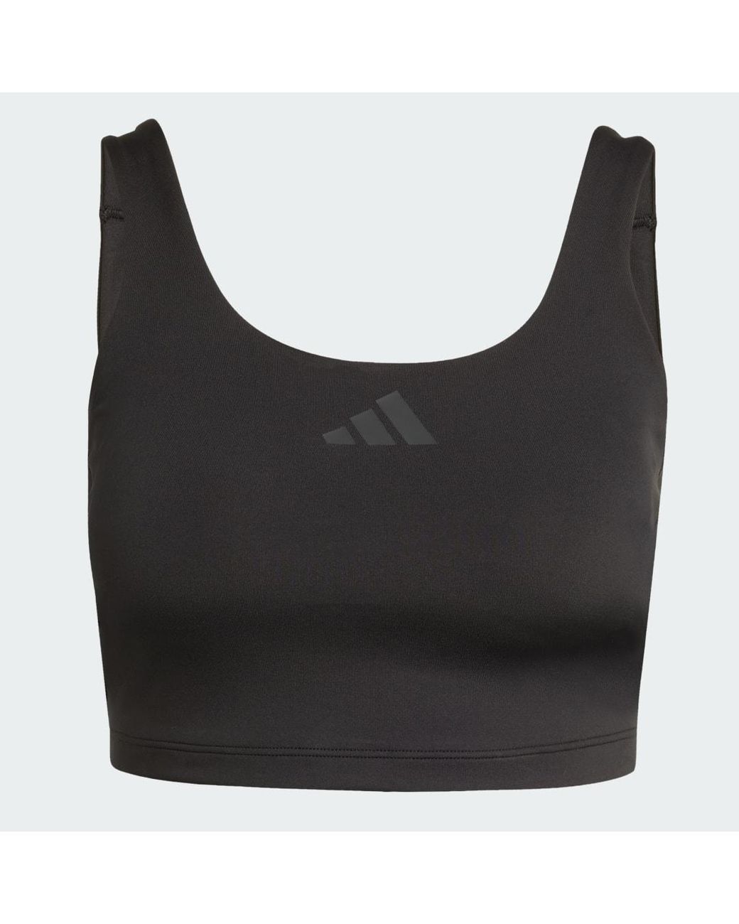 Adidas Black Power Light Support Bra Tank Top
