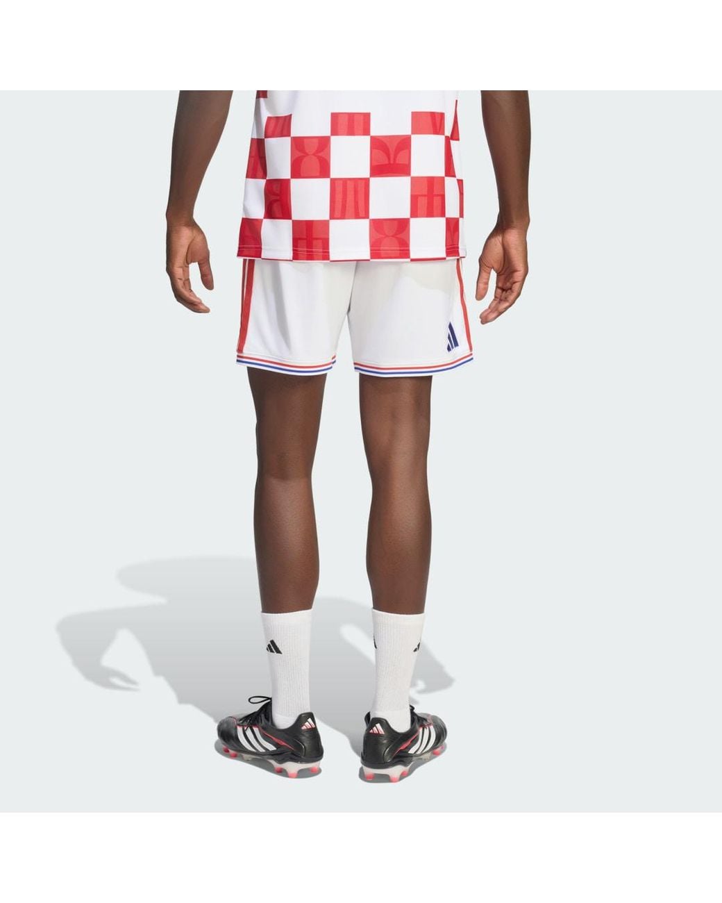 Adidas Red Croatia 26 Home Shorts for men