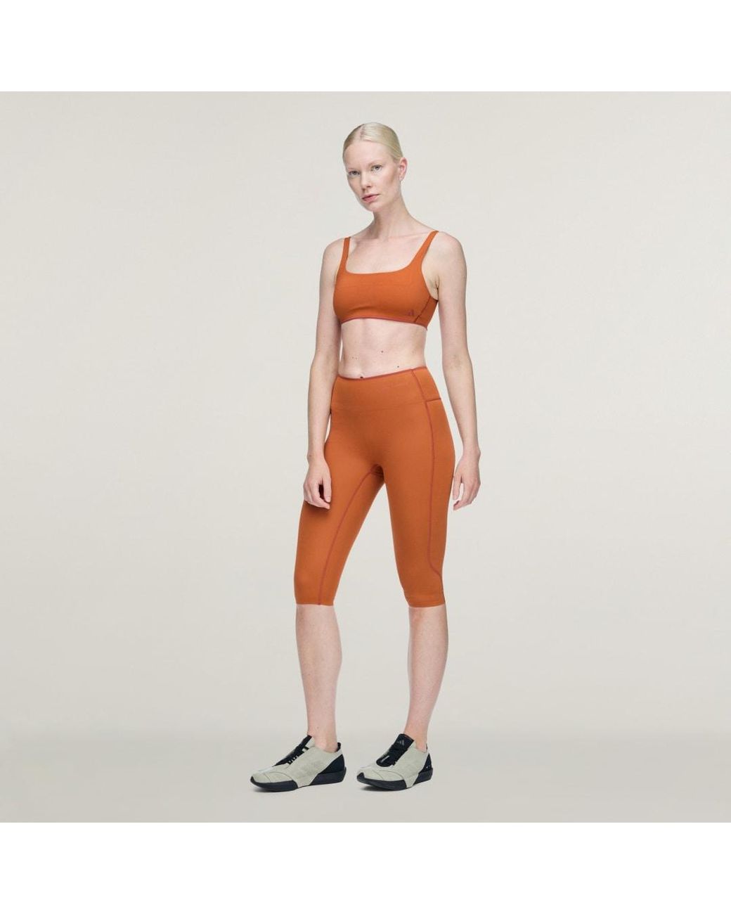 Adidas Orange X Entire Studios Optime Training Low Support Bra