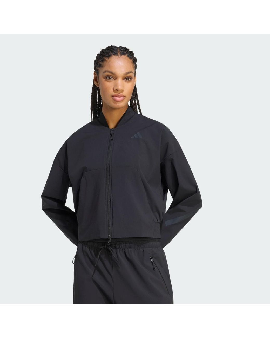 Adidas Black Z.N.E. Woven Bomber Jacket