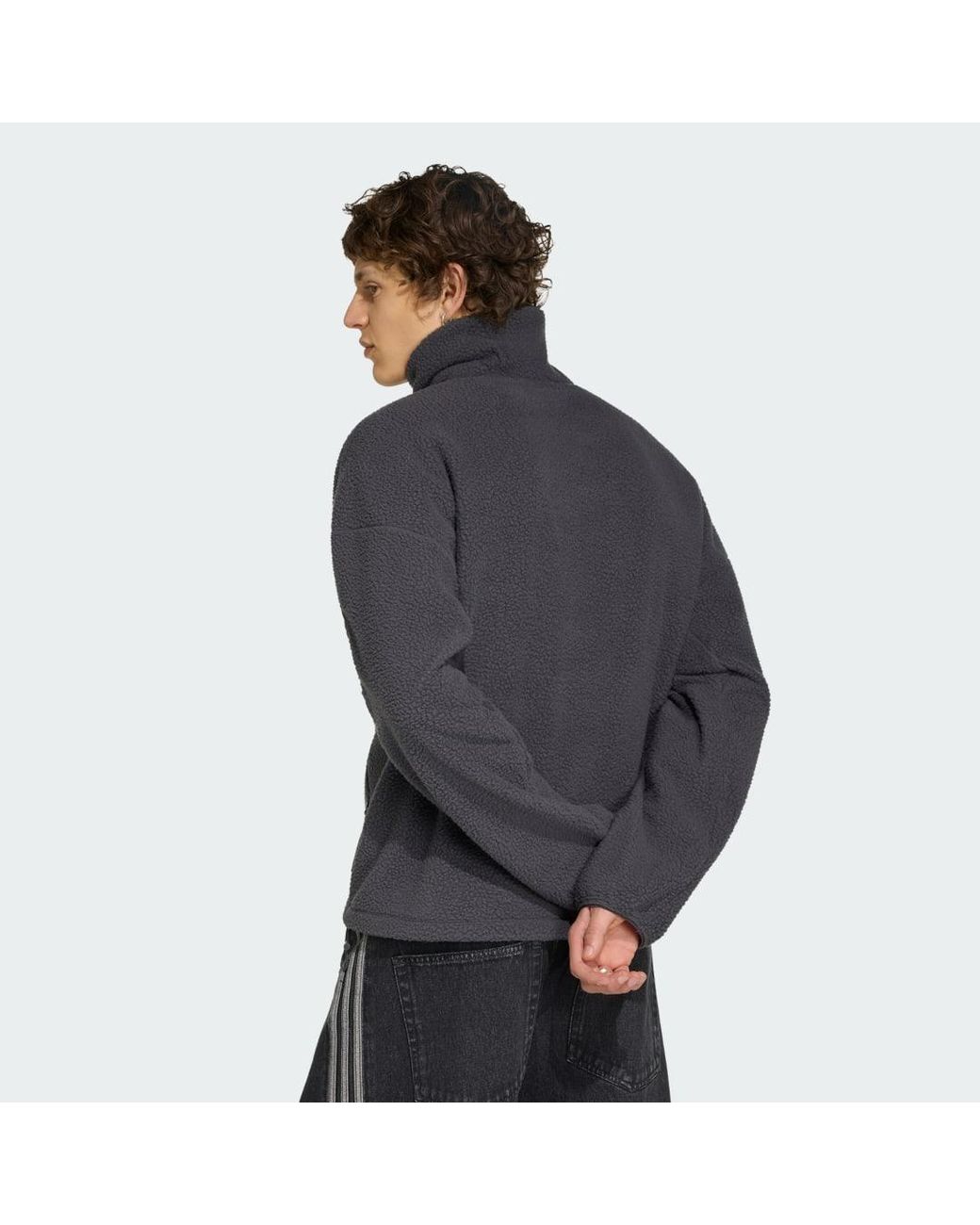 Adidas Gray Audi Revolut F1 Team Elevated Polarfleece Jacket for men