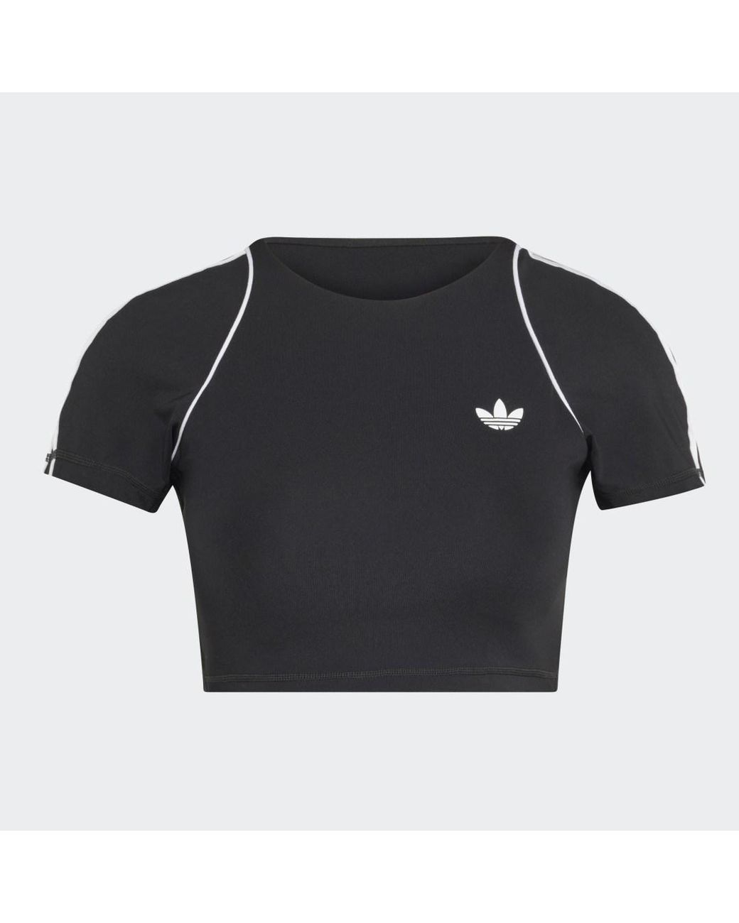 Adidas Originals Black Originals Sport Superstar Bra Tee