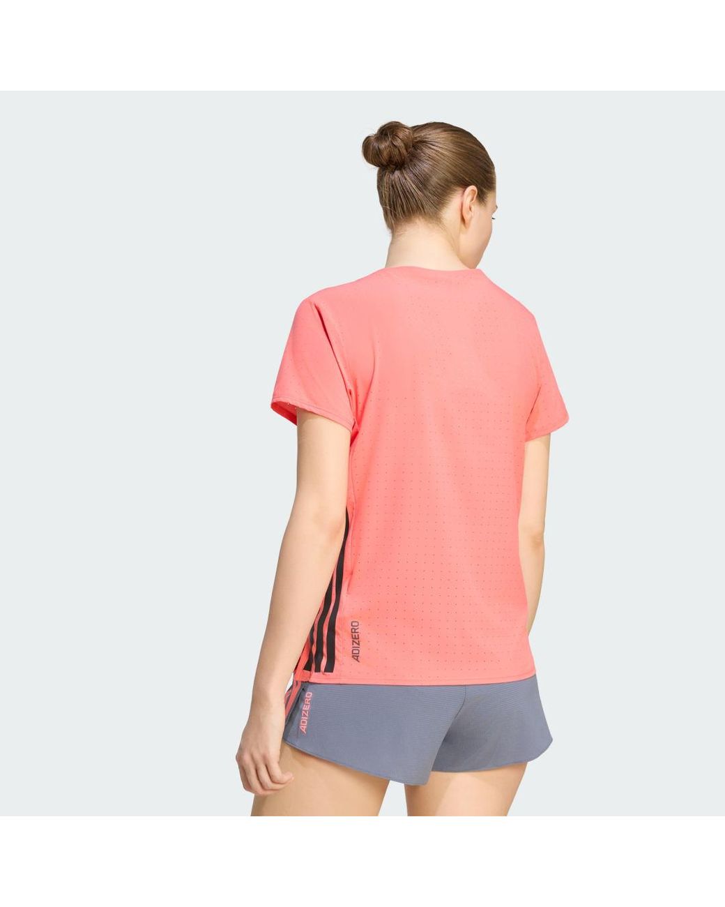 Adidas Pink Adizero Running Tee