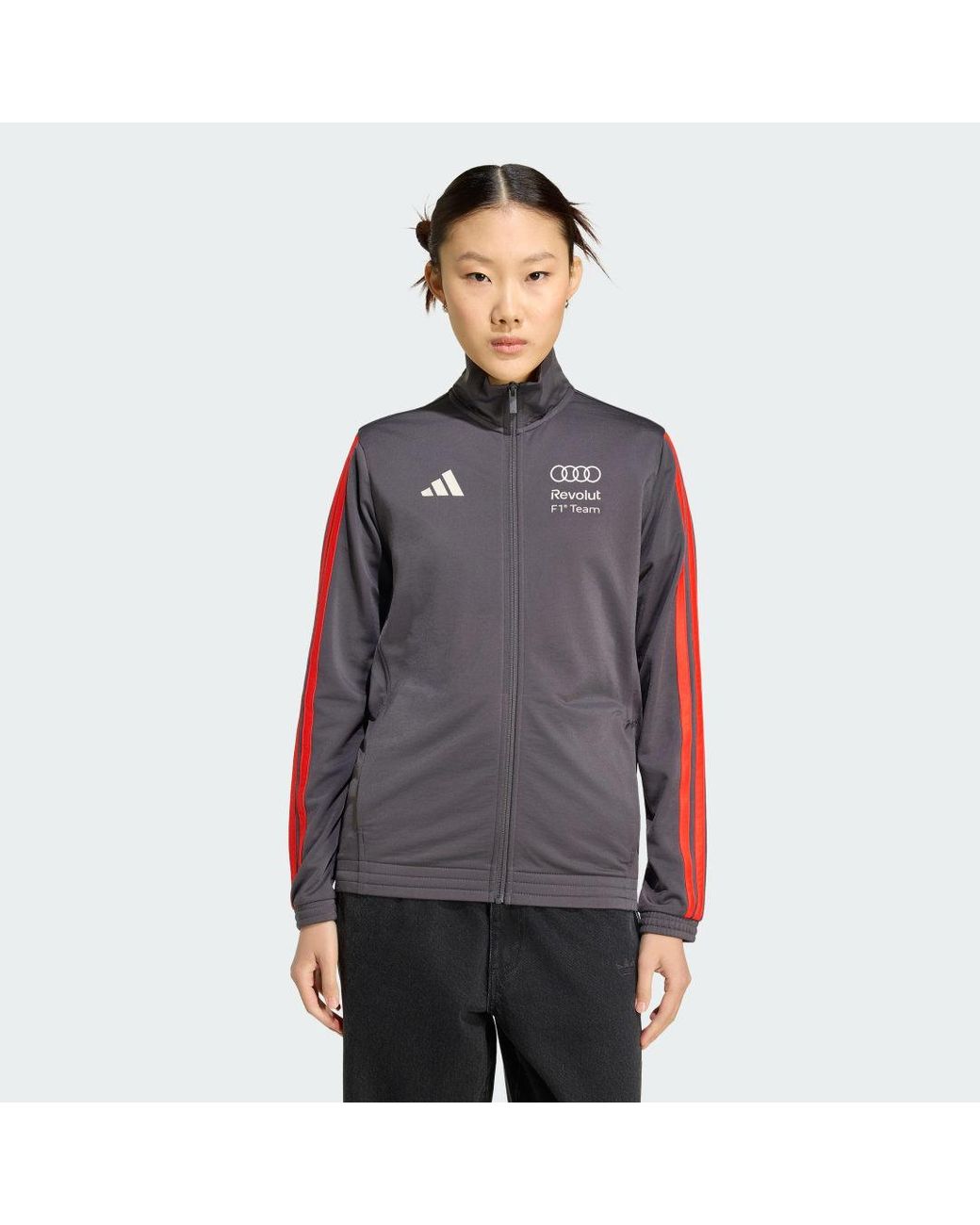 Adidas Gray Motorsport Audi Revolut F1 Team Dna Track Top Kf1205