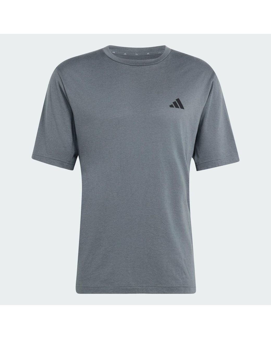 Adidas Gray Workout Essentials Feelready T-Shirt for men