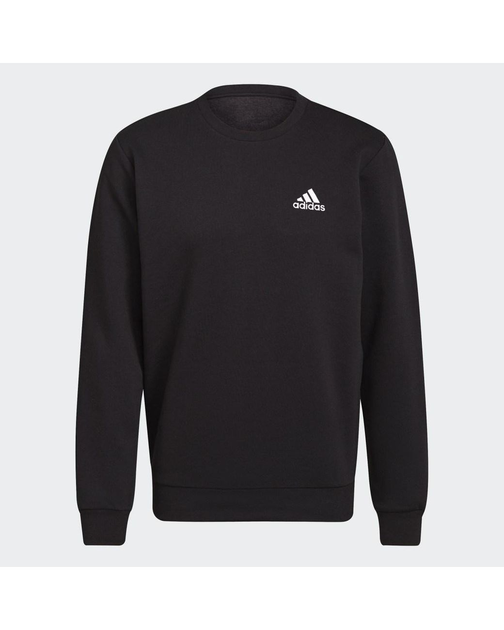 Adidas Blue Essentials Fleece Sweatshirt for men