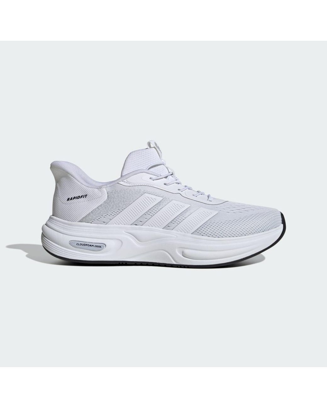 Adidas White Cloudfoam Cuxxion Rapidfit Shoes