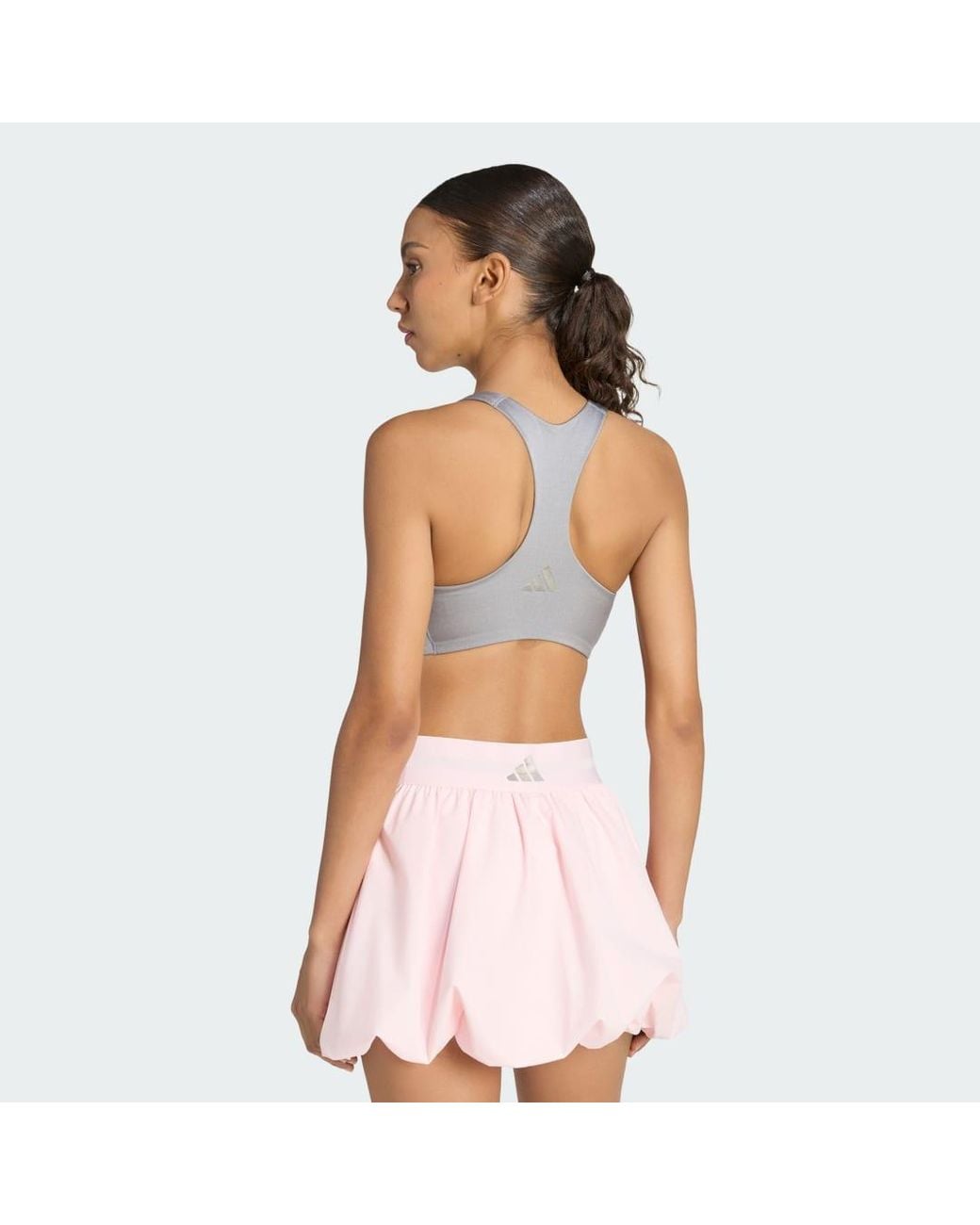 Adidas Pink Optime Tennis Medium Support Bra