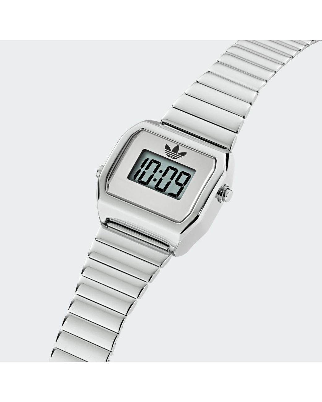 Adidas White Digital Two Xs Sst Watch