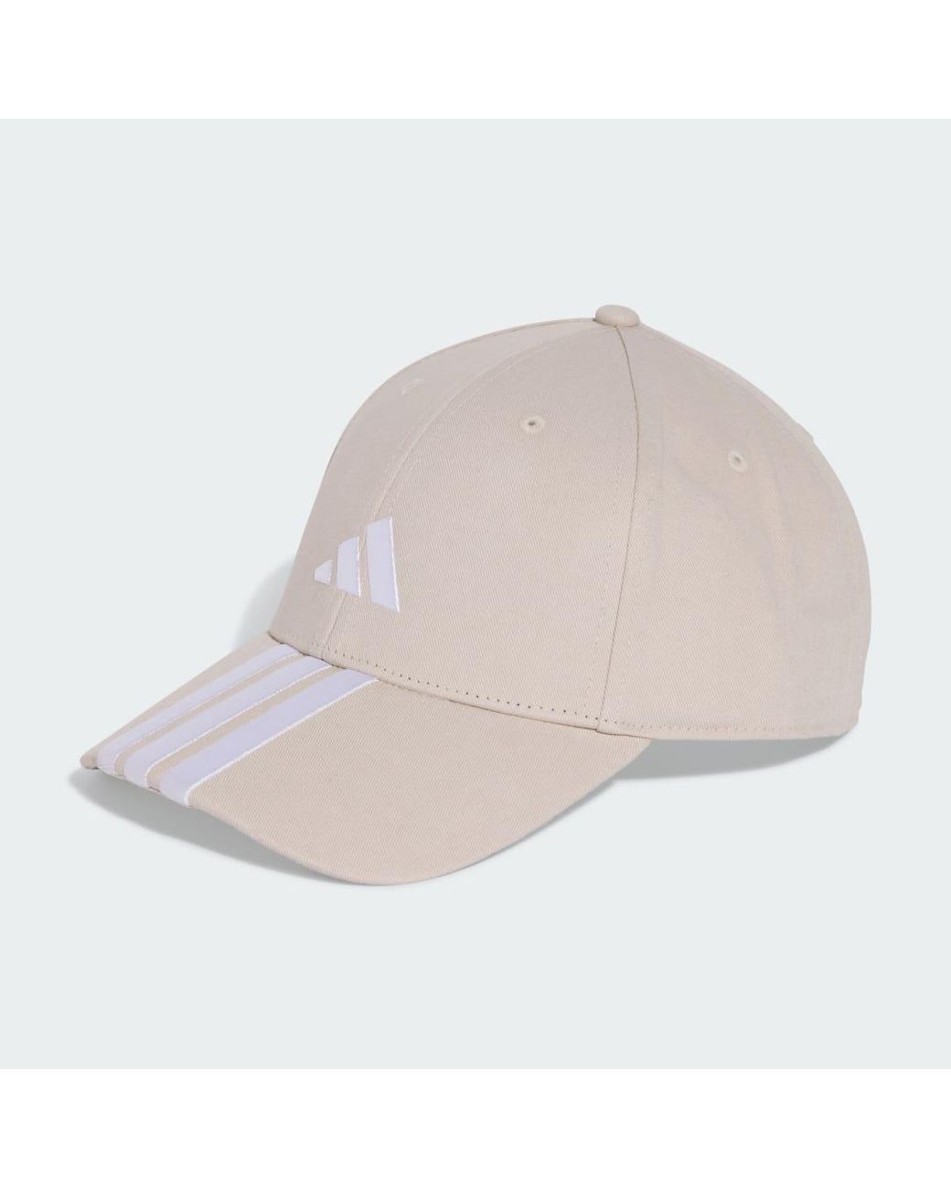 Adidas White 3-Stripes New Logo Baseball Cap