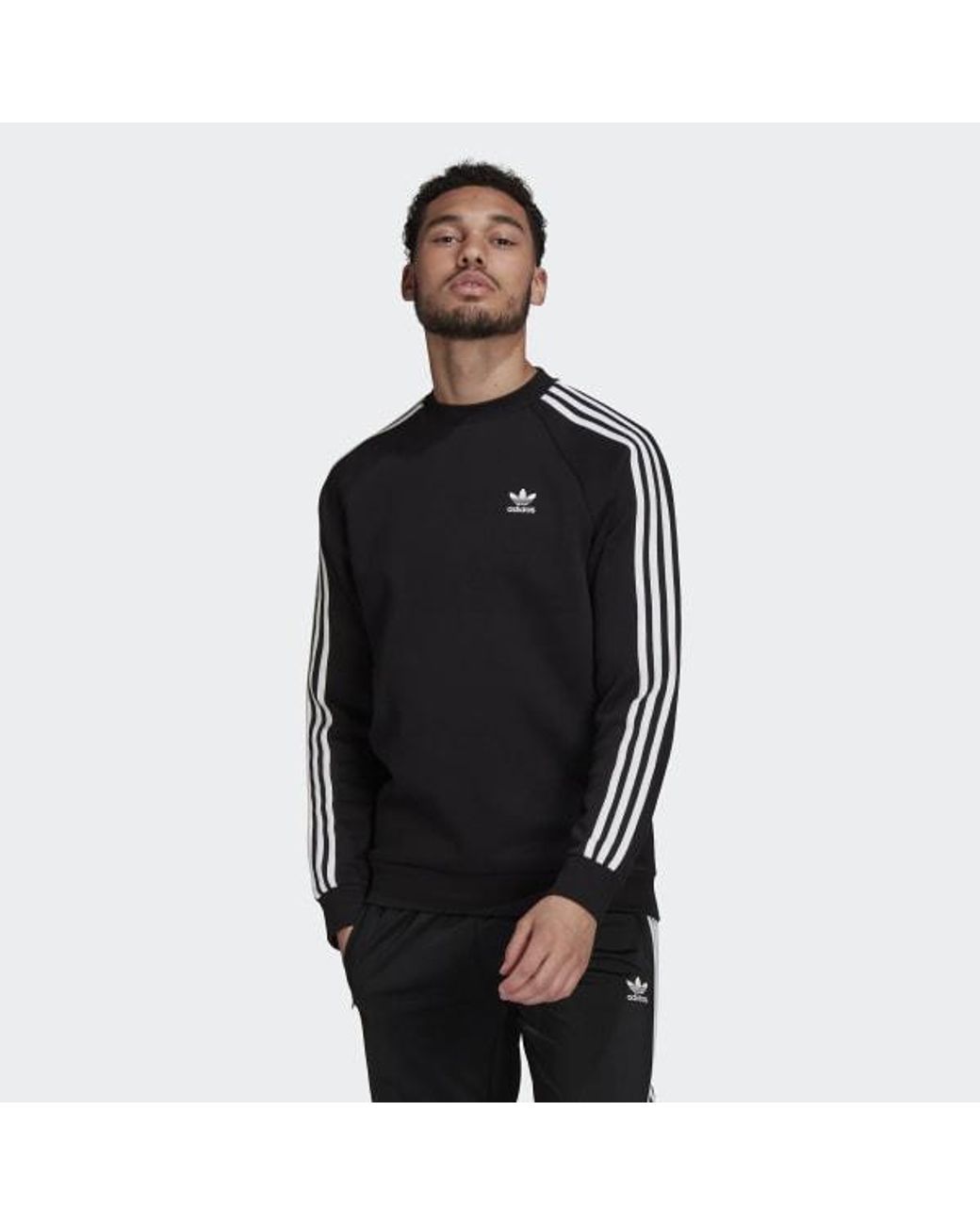 3 stripes crew unisex