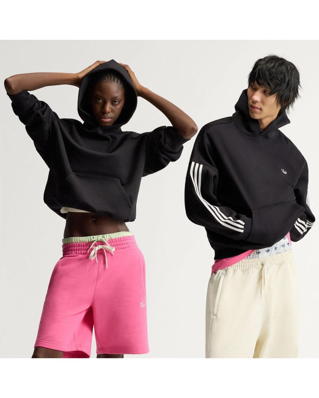 Adidas Black Adisignature 3 Stripes Hoodie