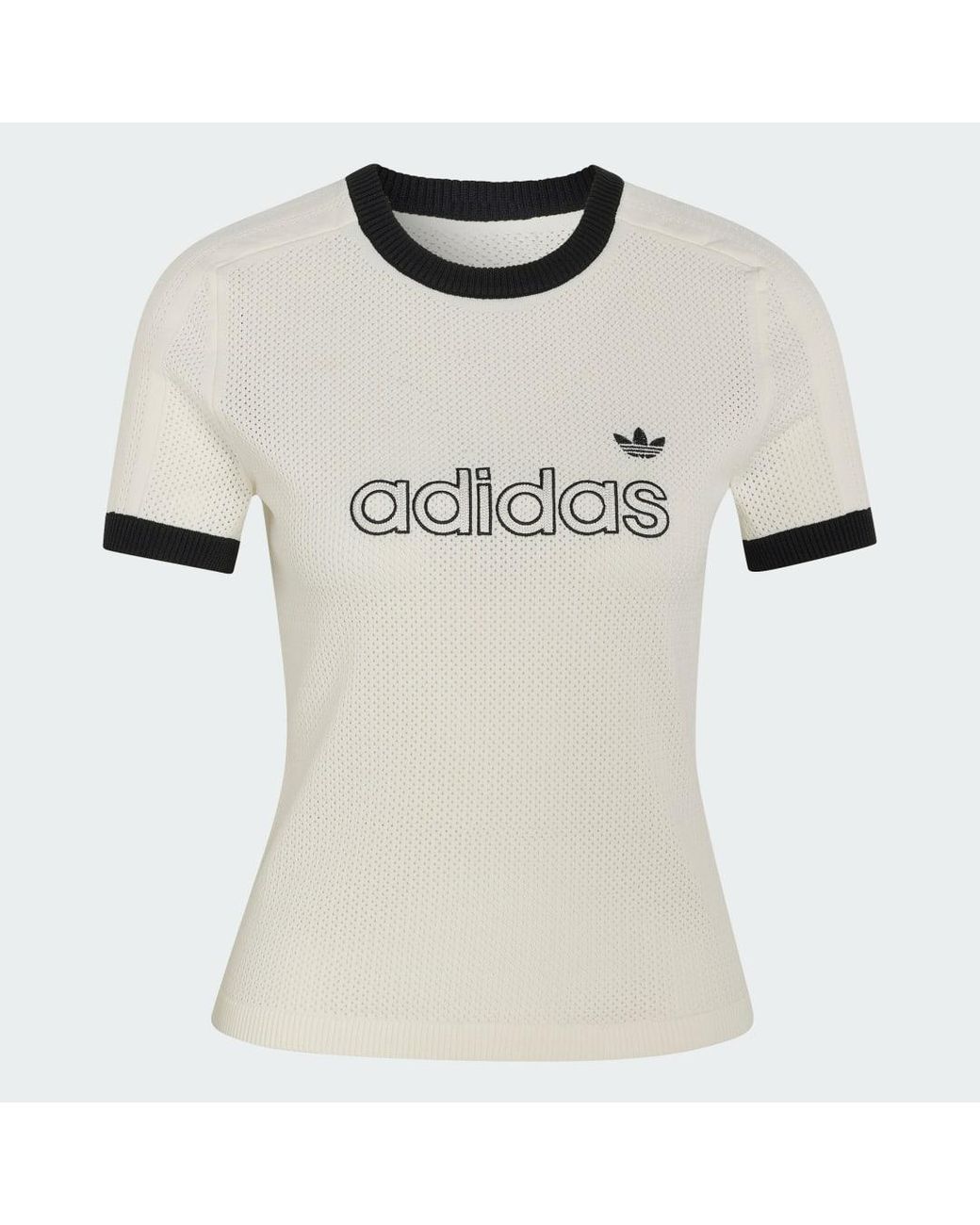 Adidas Red Mesh Cali T-Shirt