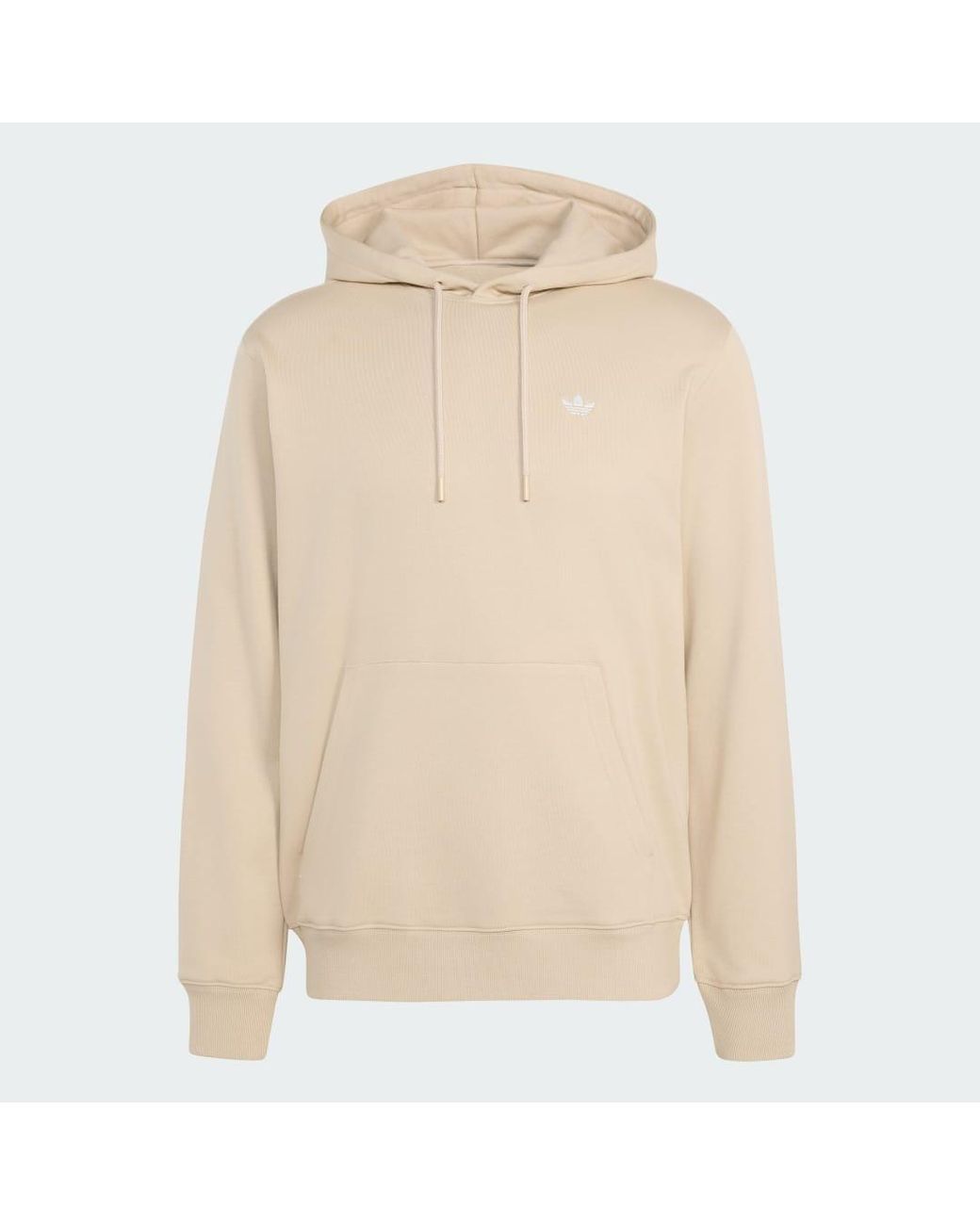 Adidas Natural Trefoil Essentials Hoodie French Terry for men