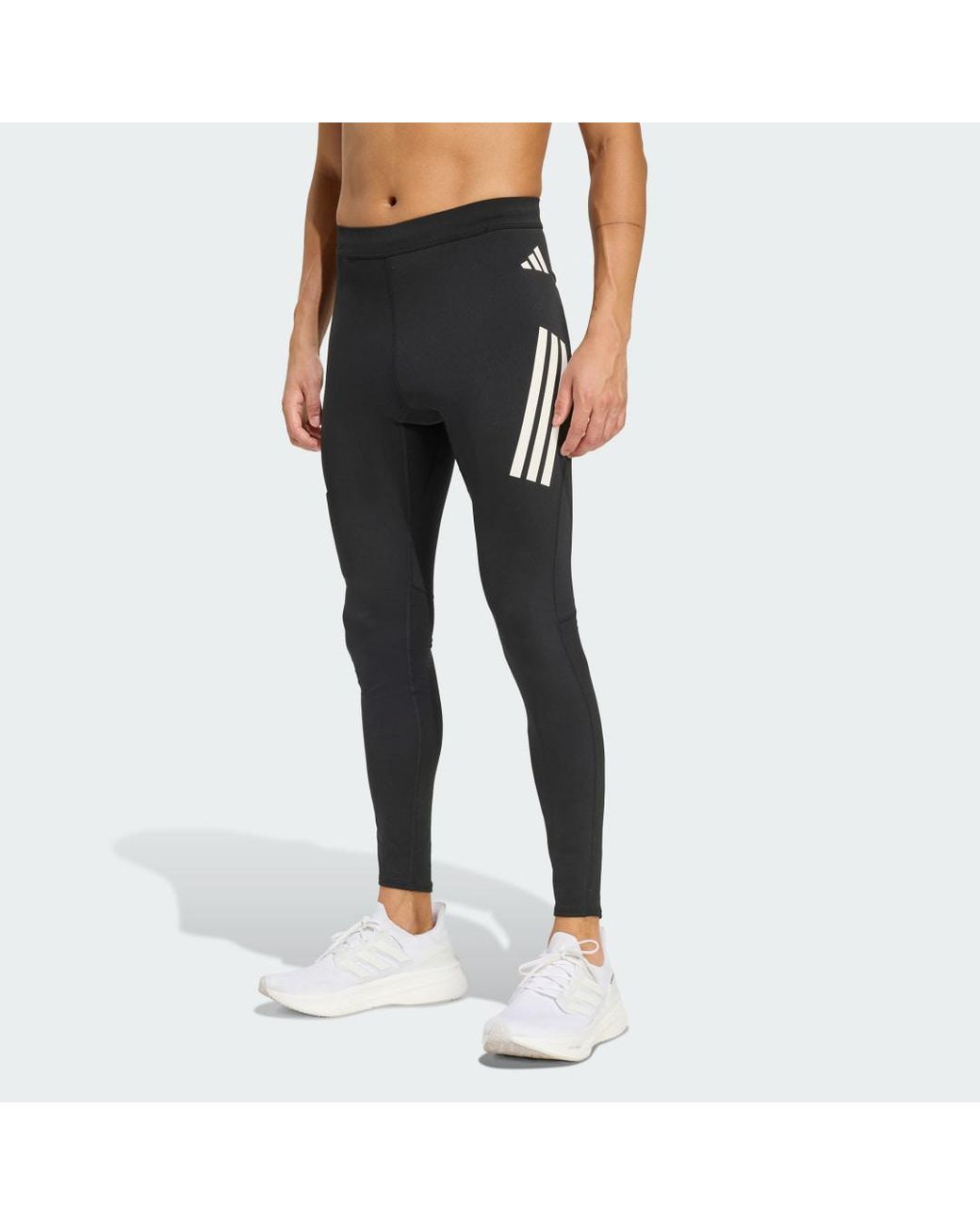 Adidas Black Adi365 Iconic/ Running Tights for men