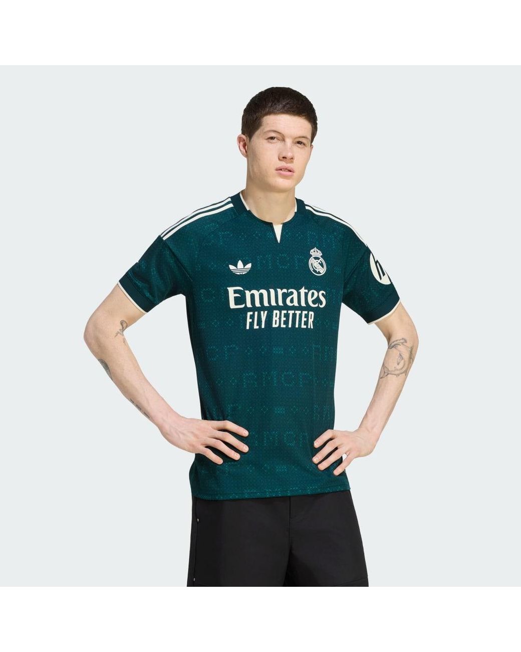 Adidas Green Real Madrid 26/27 Away Jersey for men