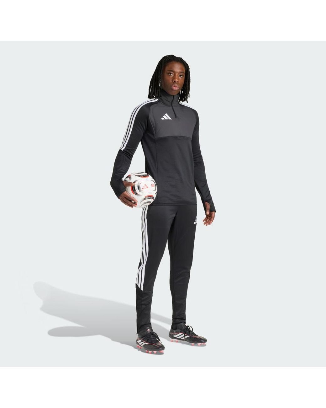 Adidas Black Tiro26 League Winterized Training Top for men