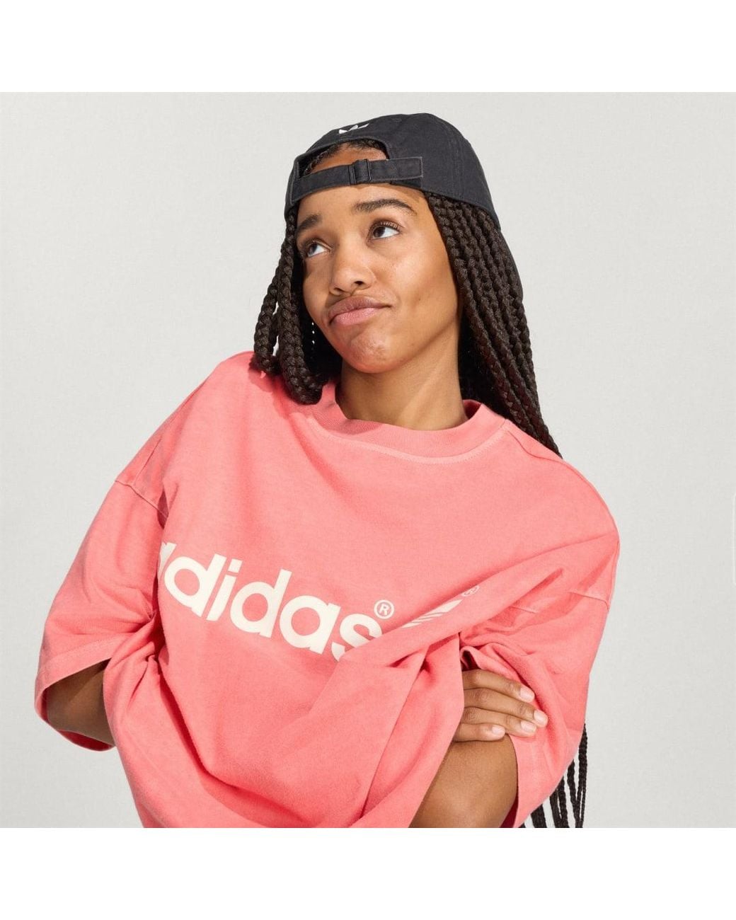 Adidas Red Adisignature Ny Washed T-Shirt