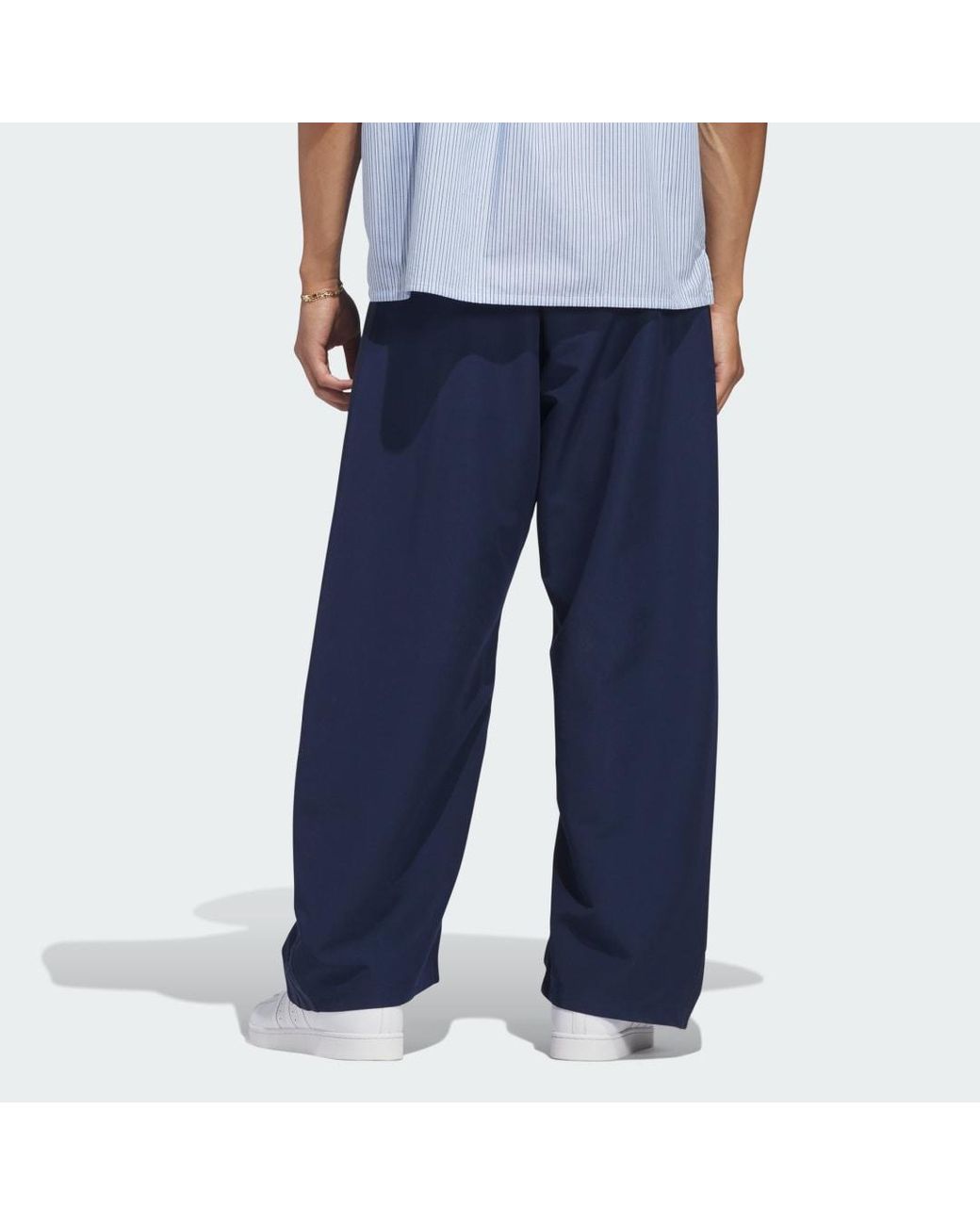 Adidas Blue Originals Woven Barrel Pant for men