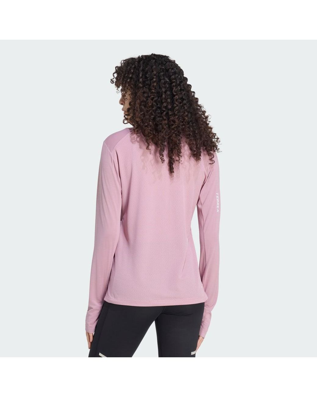 Adidas Originals Pink Terrex Xperior Climacool+ Long Sleeve T-shirt