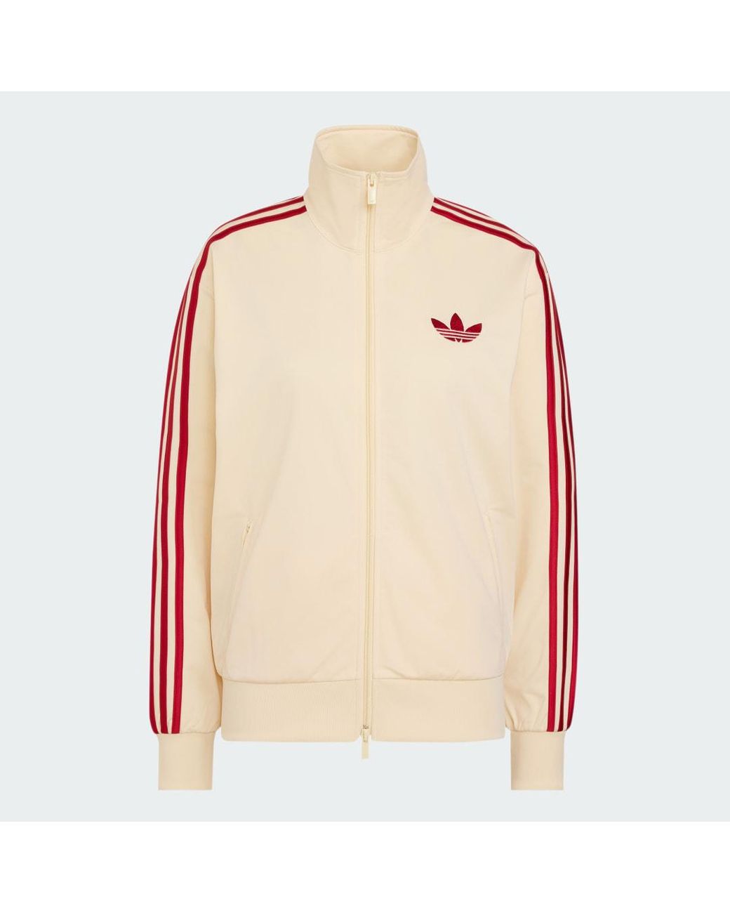 Adidas Natural Firebird Track Top Loose