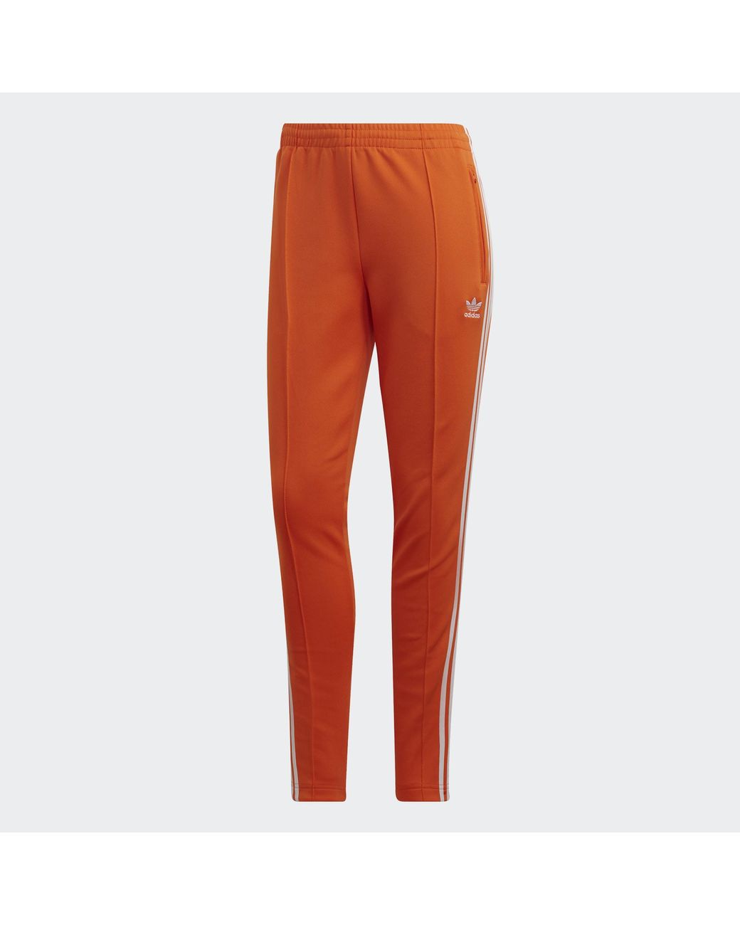 caridad Hamburguesa Generalmente Pantalón SST adidas de color Naranja | Lyst