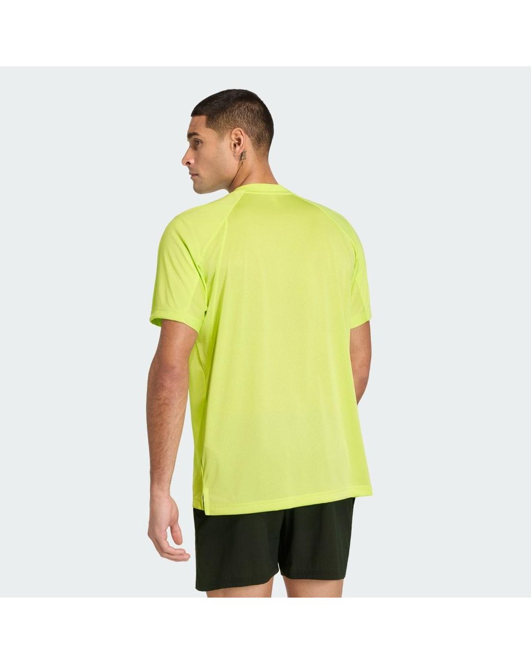 Adidas Yellow Club Tennis Climacool T-Shirt for men