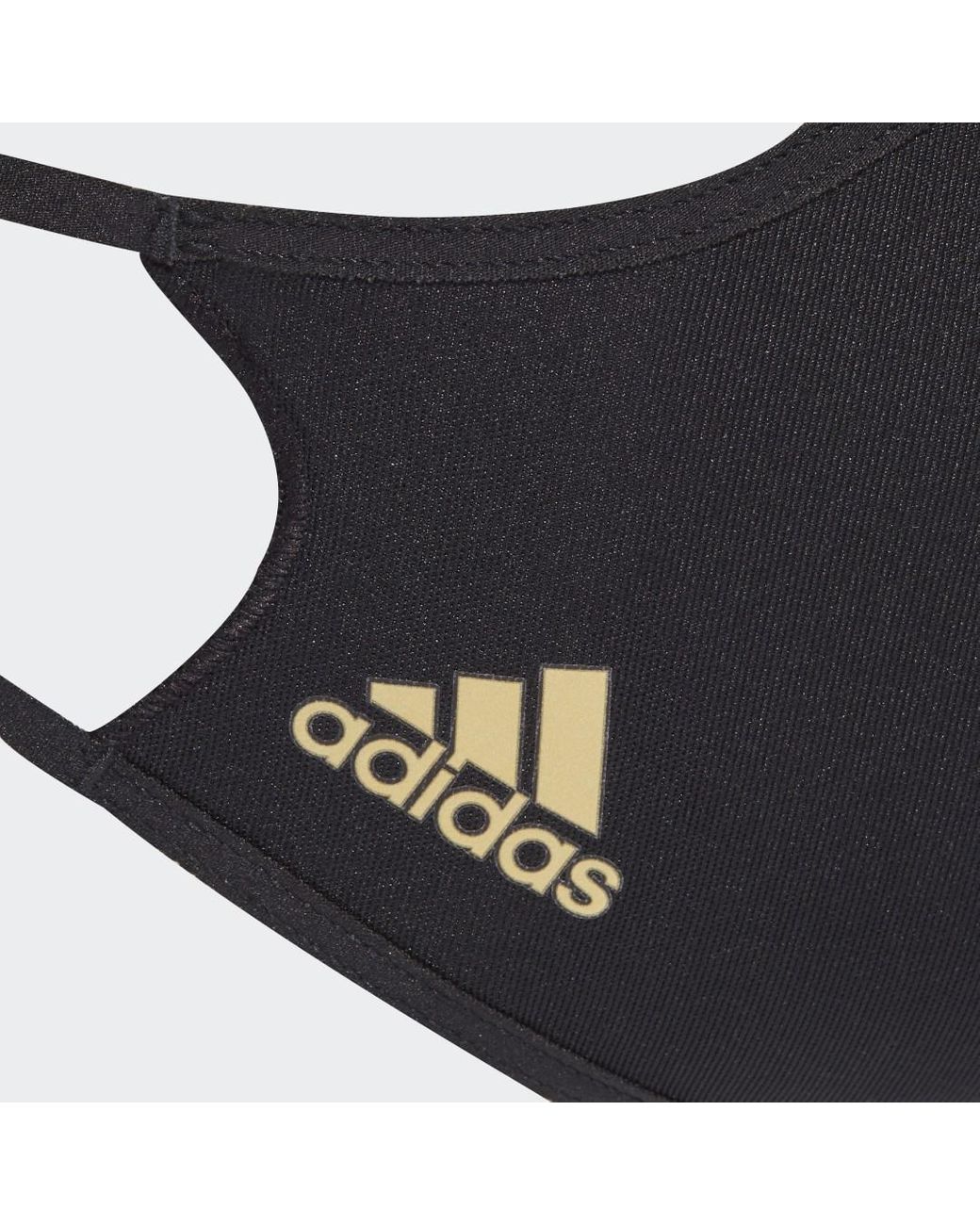 adidas Juventus Mondkapje 3-pack Xs/s in het Zwart - Lyst