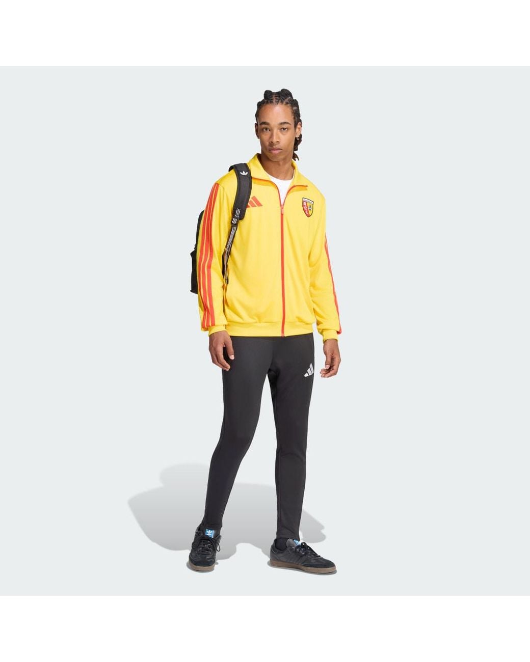 Adidas Yellow Rc Lens Dna Track Top for men