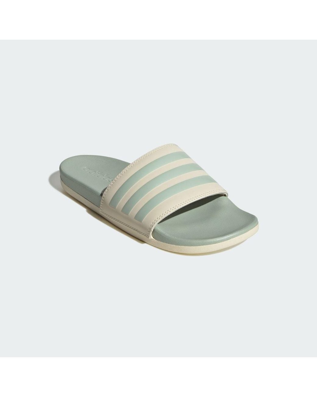 Adidas Green Adilette Comfort Slides