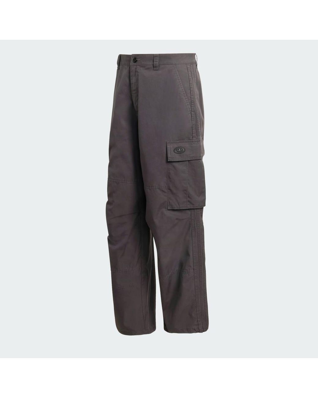 Adidas Gray 90S Alternative Sport Washed Cargo Trousers for men